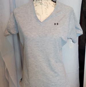 Under Armour, gray, short sleeve t-shirt